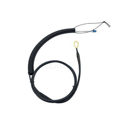 Оптический кабель 2 KEXINT FTTH спиральный Armored вырезает сердцевина из 5.0mm с волнистой трубой