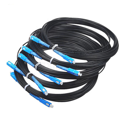 Pre Connectorized ядр 2 Sc Upc Apc 1 гибкого провода кабеля падения оптического волокна Ftth
