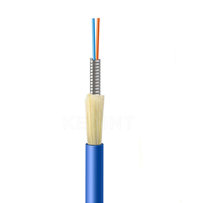 Трубка оптического кабеля GJSFJV одного волокна бронированного анти- грызуна KEXINT крытая с 2 ядрами