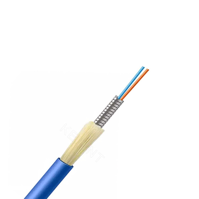 Трубка оптического кабеля GJSFJV одного волокна бронированного анти- грызуна KEXINT крытая с 2 ядрами