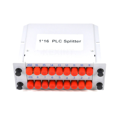 Низкий уровень цвета Kexint 1x2 1x4 1x8 1x16 1x32 белый в типе вставки кассеты Ftth splitter plc оптического волокна Fc потери пассивном