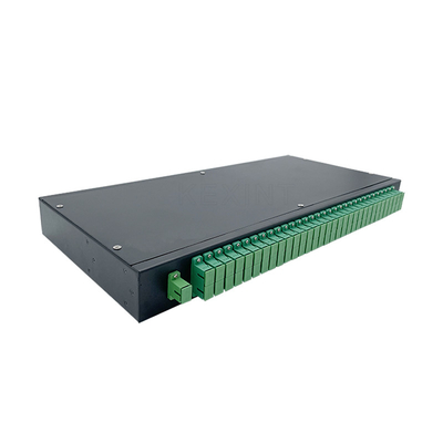 1U 19 соединитель SC APC Splitter 1x64 PLC оптического волокна держателя шкафа дюйма