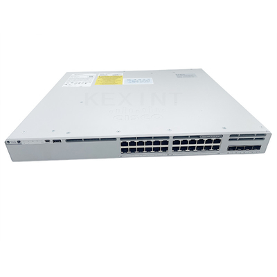 Переключатель сети C9300L-24P-4X-E ​​порта POE 4x10G C9300L 24 для безопасности/IoT/облака