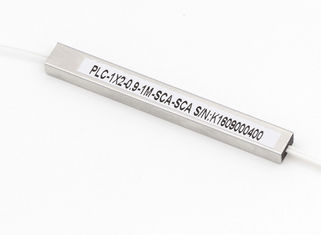Splitter PLC оптического волокна SC APC SM, 1x2 оптически вносимая потеря Splitter 7.2db