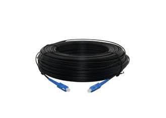 Кабель кабеля оптического волокна гибкого провода кабеля падения FTTH с соединителем SC/APC SC/UPC 50M