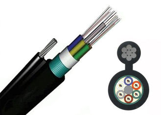 Sustainment черные 8.0*1.0mm собственной личности провода стали кабеля на открытом воздухе оптического волокна GYTC8A бронированный
