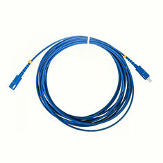 Крытый кабель мультимодное G652D гибкого провода волокна FC UPC бронированный MM