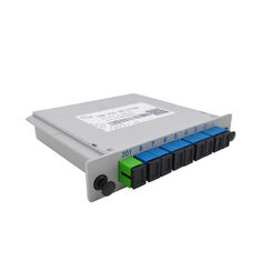 Коробка соединителя одиночного режима LGX SC/UPC разъединения волокна Splitter PLC оптического волокна 1*8