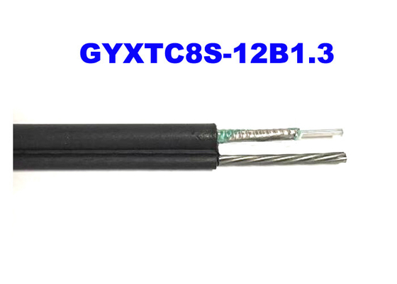 Структура установки 8 кабеля OS2 само- поддерживая Erial на открытом воздухе оптического волокна GYXTC8S 12G652D бронированная