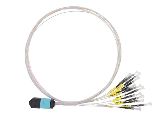 40G MTP MPO к гибкого провода ferrule OM3 LC кабелю оптического волокна USCONEC обнаженного мультимодному
