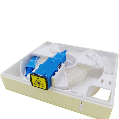Коробка прекращения оптического волокна лицевой плиты волокна ABS FTTH ядра KEXINT 1 оптически