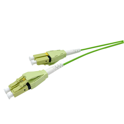 Зеленый цвет дуплекса OM5 LSZH LC UPC гибкого провода волокна KEXINT Uniboot оптически