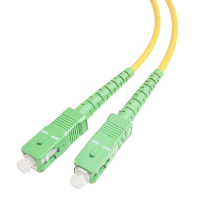 Режим кабеля FTTH LSZH 2.0MM заплаты стекловолокна SC APC G657A1 3M симплексный одиночный
