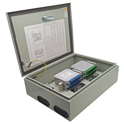 2 коробка распределения оптического волокна Splitter PLC ПК 1X16, распределительная коробка стекловолокна металла