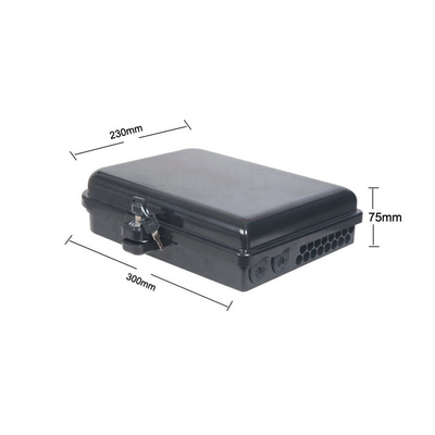 Волоконно-оптический распределительный ящик KEXINT FTTH Outdoor 16 Core PC ABS Black
