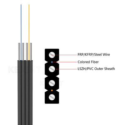KEXINT FTTH Волоконно-оптический ответвительный кабель GJSPXH Симметричный параллельный кабель-бабочка