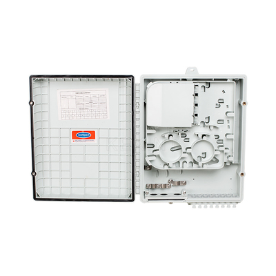 Стена коробки распределения волокна ABS ПК KEXINT оптически установила коробку прекращения FTTH белую