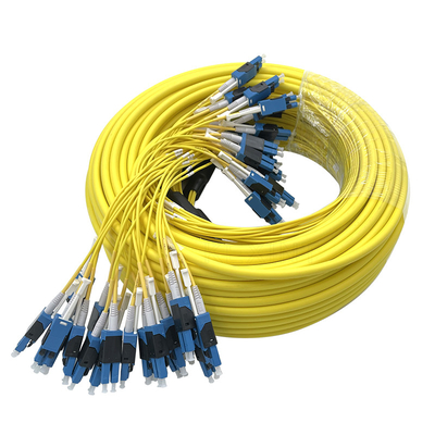 Цвет ядров гибкого провода 36 оптического волокна одиночного режима G657A2 желтый с пушпульным