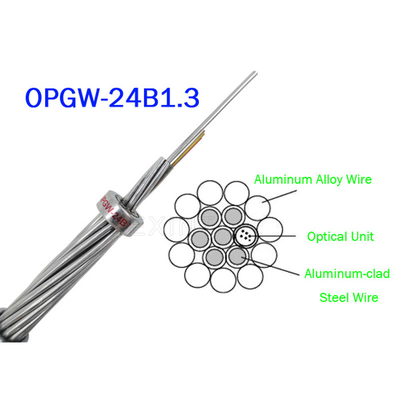 Ряд 60 кабеля оптического волокна 24B1.3 OPGW ADSS 130 проводов металла радиосвязи силы