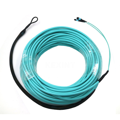 12 кабель волокна ядров ядров 24 голубых OM3 с оболочкой PVC LSZH наружной