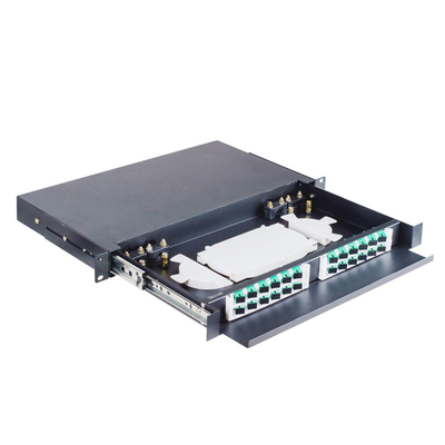 Пульт временных соединительных кабелей оптического волокна SC UPC SC APC установленный шкафом с типом скольжения