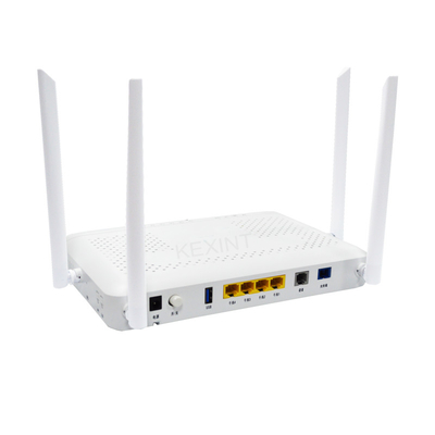 Локальные сети умный мини ONT гигабита KEXINT FTTR, 4GE БАКИ 2.4G 5G WIFI6 XPON ONU