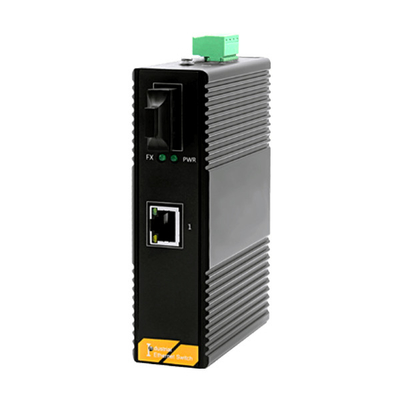 KEXINT Гигабитный 1 оптический порт 4 Электрический порт Промышленный (POE) Передатчик-медиапреобразователь