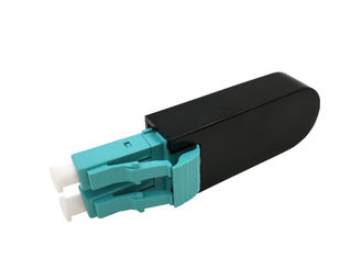 Волокна режима MM дуплекса LC OM3 переходник соединителя Loopback гибкого провода Multi оптически
