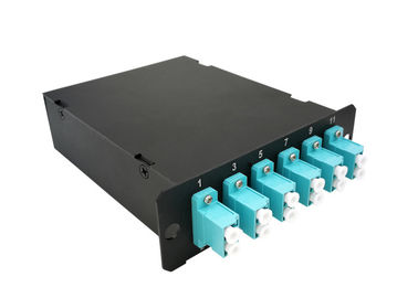 гибкий провод 40G 100G MTP MPO к кассетам OM3 вносимой потери кабеля 0.35dB Макс LC