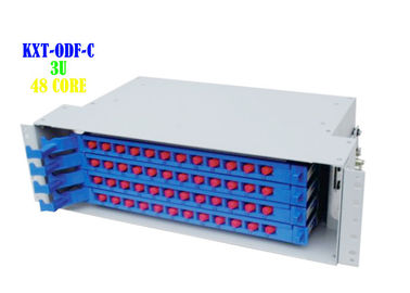 Пульт временных соединительных кабелей Rj45 локальных сетей порта шкафа 48 к плите холоднокатаной стали Rj45