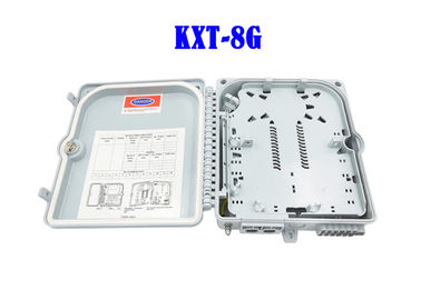 Волокно Splitter 8 ABS ПК коробки распределения оптического волокна ядра серое соединяя LGX 1×8
