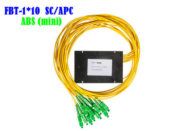 Splitter SC/APC 1310 WDM телекоммуникаций FBT 1×10 CCTV оптически 1550 ABS 1*10 Splitter 50/50