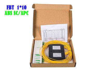 Splitter SC/APC 1310 WDM телекоммуникаций FBT 1×10 CCTV оптически 1550 ABS 1*10 Splitter 50/50