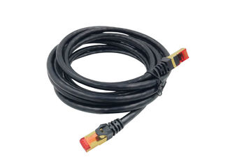 Сеть Jumpe 1000N материала 5m Cu кабеля Lan 0.565mm меди SFTP CAT6A RJ45 50u