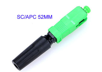 SC-APC быстро соединяют соединители оптического волокна вносимая потеря 0.3dB легко установила 52MM