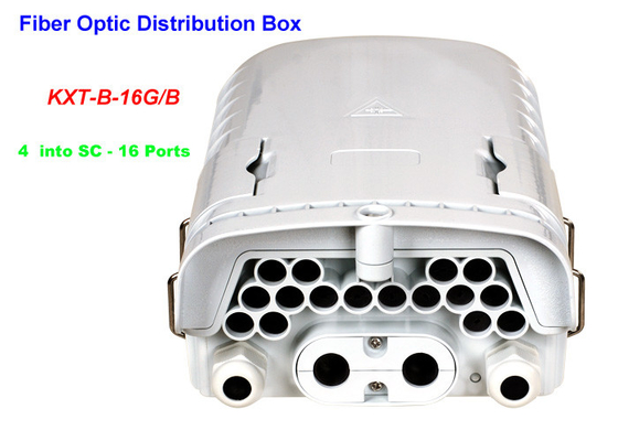16 | 96 коробка распределения 4 оптического волокна ядров FTTH в установку стены портов SC 16 держа поляка