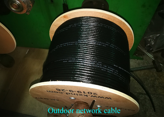 Электропитание обратного POE кабеля сети оптического волокна ядра G657A2 CAT6 UTP 2 светоэлектрическое составное