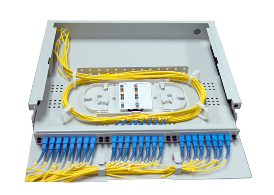 1.4U крышка 48 пульта временных соединительных кабелей 24 волокна шкафа SC LC гаван верхняя прозрачная для легкого замечания