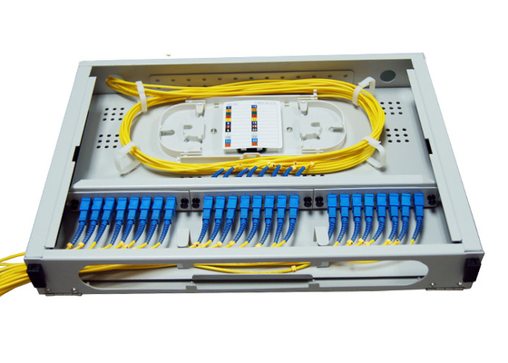1.4U крышка 48 пульта временных соединительных кабелей 24 волокна шкафа SC LC гаван верхняя прозрачная для легкого замечания