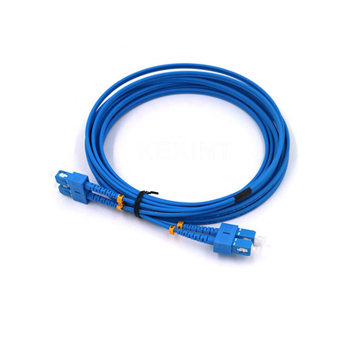 Двойной шнур оптического волокна SC/UPC G657A1 9/125 SM 1-50M FTTH