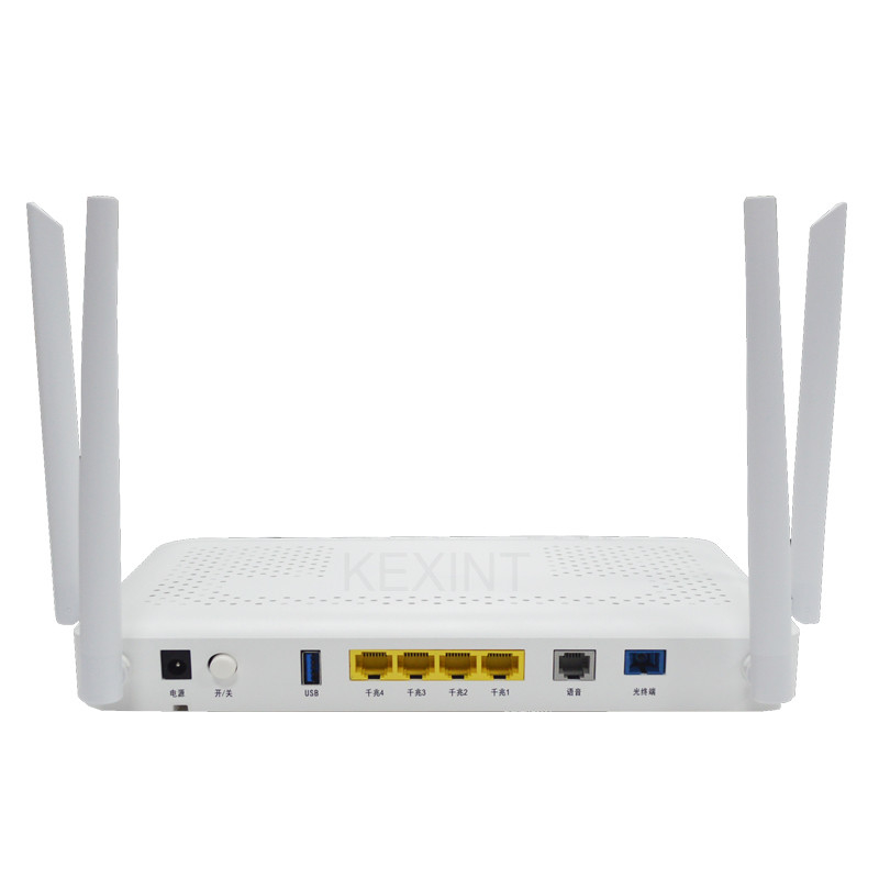 Локальные сети умный мини ONT гигабита KEXINT FTTR, 4GE БАКИ 2.4G 5G WIFI6 XPON ONU